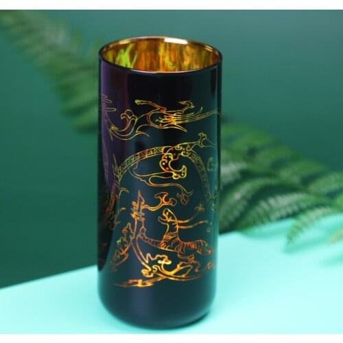 GY Cultural and Creative Products Four Gods Cloud Gas Picture Phantom Cup Town Courtyard Treasure Creative Hand-Made Gift Gift