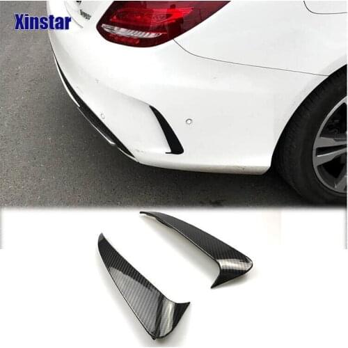 ABS car rear decoration sticker for 2015 to 2018 Mercedes Benz C glass
