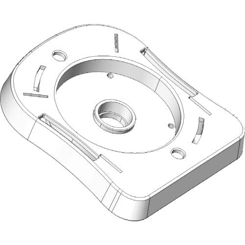 Bottom Cap for Honlite peristaltic pump series