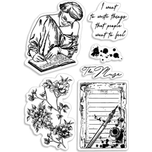 Teacher Clear Stamp Transparent seal for DIY scrapbooking/Card Making c640