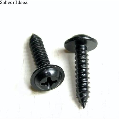 Shhworldsea Self Tapping Fastener Retainer Screw Clips With Round Head
