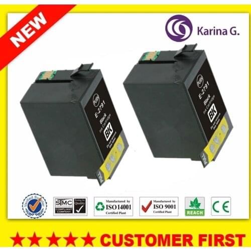 2PK Compatible Ink Cartridge for T2791 T-2791 for WorkForce Pro WF-3620DWF/ WF-3640DTWF/ WF-7110DTW/ WF-7610DWF/ WF-7620DTWF
