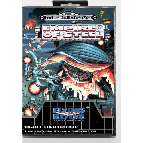 Steel Empire 16bit MD Game Card For Sega Mega Drive/ Genesis with Retail Box