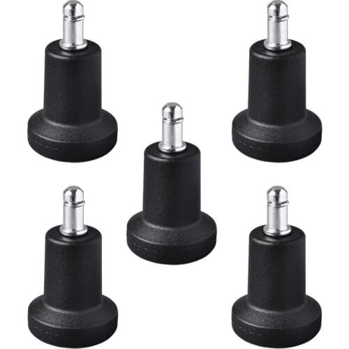 High Profile Bell Glides Replacement for Office Chair Without Wheels & Bar Stool, Fixed Stationary Caster Glide, 5-Pack
