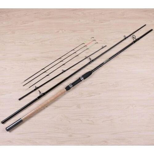 Pioneer 3.3m 204g 3.6m 240g 3.9m 256g H Hard Fast Fishing Rod with UL L and ML 3 Tips One Tip Carbon the Other 2 Glassfiber