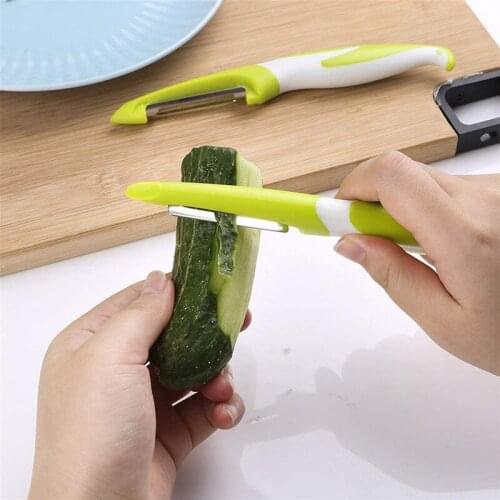 1Pc Carrot Potato Fruit Shred Grater Vegetable Slicer Peeler Knife Stainless Steel Peeler Razor Kitchen Tools