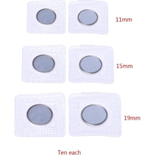 10 Sets Invisible Hidden Sew Magnetic Snap Magnet Fastener For Handbag Clothing