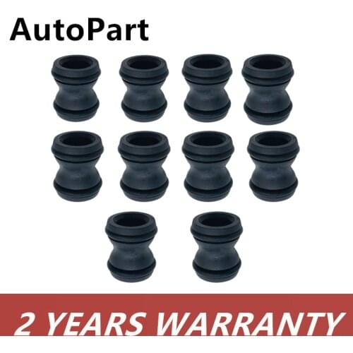 10PCS Coolant System Water Pump Connector Pipes Kit For VW Passat B6 B7 Golf MK5 MK6 Tiguan Audi A6 A8 Q3 Seat Leon 06H121131D