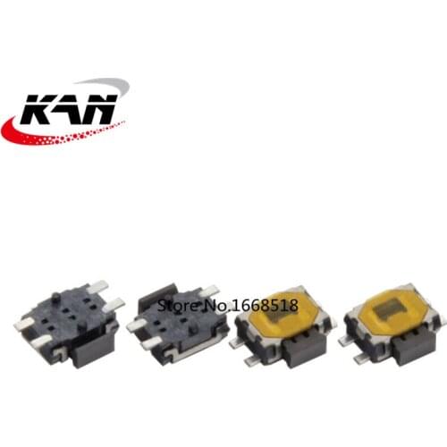 1000pcs TS-A019 tact switch 3.5*4.7mm patch with fixed feet, side press tortoise four feet with waterproof membrane