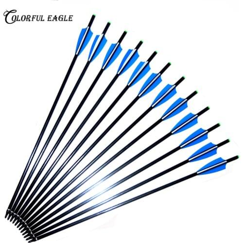 13"17"20" 6/12/24 pcs fiberglass hunting arrow Crossbow Bolts shoot beast archery bow outdoor