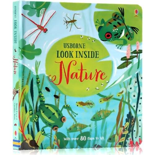 English Montessori 3D Usborne Look Inside Nature Picture Book Education Kids Child Reading Flaps To Lift Hard Cover Board Book