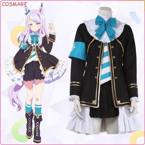Anime Umamusume: Pretty Derby Season 2 Mejiro McQueen Lolita Dress Uniform Cosplay Costume Halloween Party Outfit For Women Girl