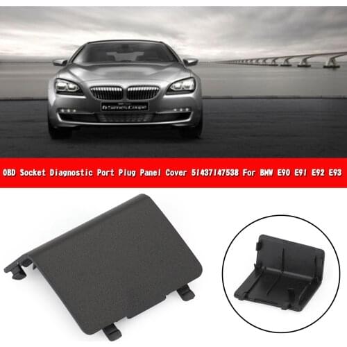 Artudatech OBD Socket Diagnostic Port Plug Panel Cover For BMW E90 E91 E92 E93 51437147538 Car Interior Parts
