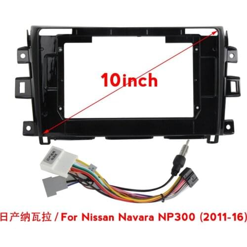 Car Radio Dash Frame Adapter for Nissan Navara NP300 11-16 /Teana 13-17 /X-Trail 13-17 /X-Trail 08-12 Stereo Panel Frame Panel