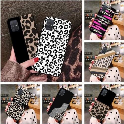 Ranipobo Leopard Print Phone Case For Samsung Galaxy A52 A21S A02S A12 A31 A81 A10 A30 A40 A50 A70 A80 A71 A51 5G