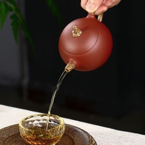 Yixing Zisha pot wholesale raw ore bottom trough clear all hand-made mud wring Xishi pot a substitute manufacturer