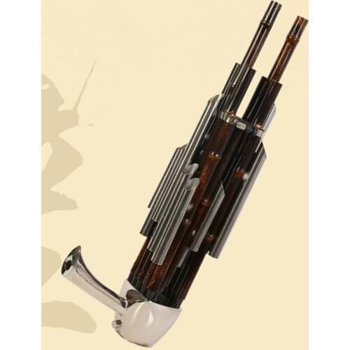 Chinese traditional Musical Instrument BAMBOO SHENG ancient reed pipe wind instrument sheng D tone 14/17 key sheng free shipping