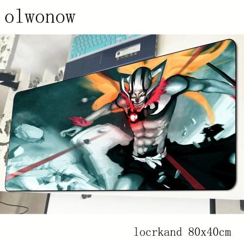 BLEACH mouse pad 80x40cm Aestheticism mousepads best gaming mousepad gamer Indie Pop personalized mouse pads keyboard pc pad