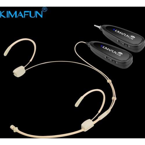 Lightweight 2.4G Wireless Microphone Skin Color Headset Mic for Voice Amplifier,Speaker,Teaching,Tour Guide,Hosting,Speech