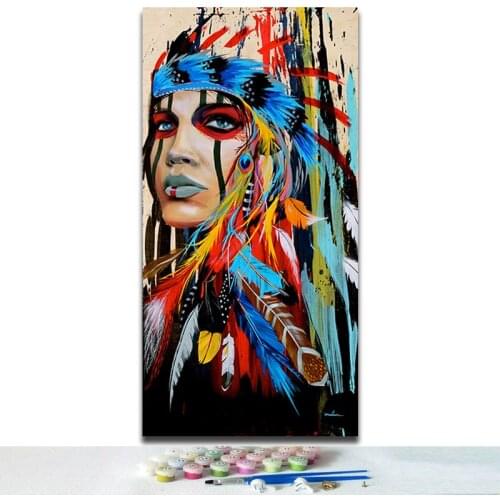 Painting by numbers art paint by number Diy Plant flower Decorative paintings hand-filled color