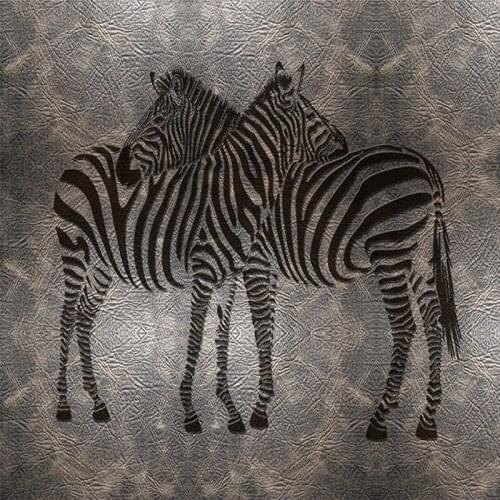 Custom mural 3D zebra mural bedroom living room childrens room kindergarten zoo wallpaper mural