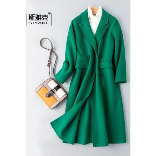 New Double Faced Cashmere Overcoat in Autumn and Winter of 2021