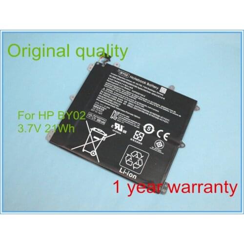 3.7V 21WH original laptop battery BY02 for Slate 8 Plus HSTNH-H408C HSTNN-C121C-S HSTNH-C13C-S Free shipping