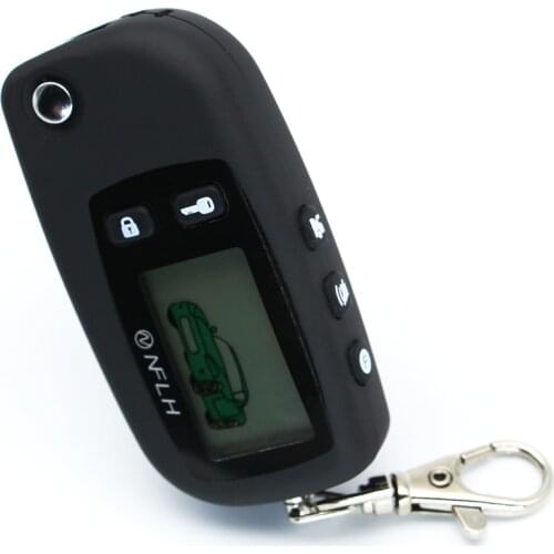 Lcd Remote Control Key Fob For Tomahawk TW9010 Uncut Blade Fob Two Way Car Alarm System Tomahawk TW 9010
