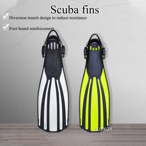 Adjustable scuba diving fins/professional diving fins/silicone diving fins/non-slip diving fins/TPR material scuba fins