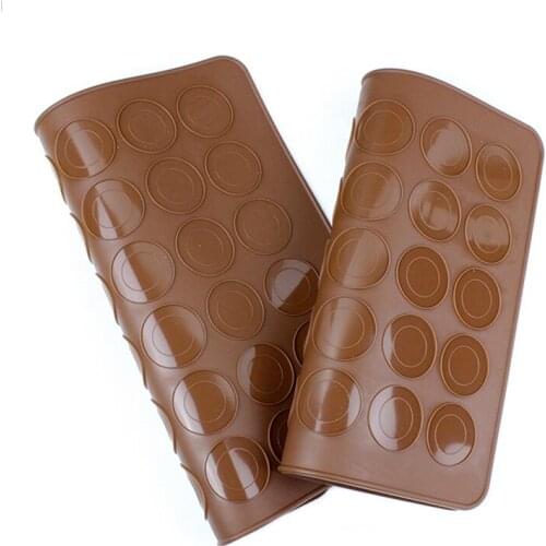 Silicone Macaron Macaroon Pastry Oven Baking Mould Sheet Mat 30-Cavity DIY Mold Baking Mat MUMR999