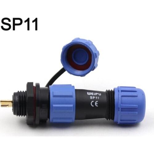 SP11 IP68 Waterproof Aviation Plug Socket Aviation Cable Wire Connector 2 3 4 5 Pin