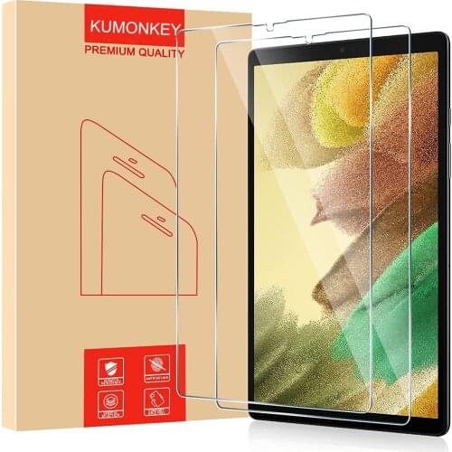 2 Pack 9H Tempered Glass Film Protection Shield Screen Protector for Samsung Galaxy Tab A7 Lite 8.7" 2021 T220 T225