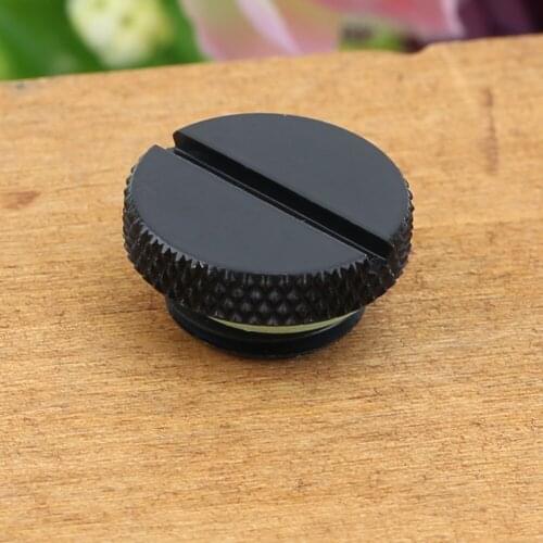 1Pcs Black G1/4 Thread Low Profile Plug for PC Water Cooling Reservoir Radiator Computer Components Accessories Hot