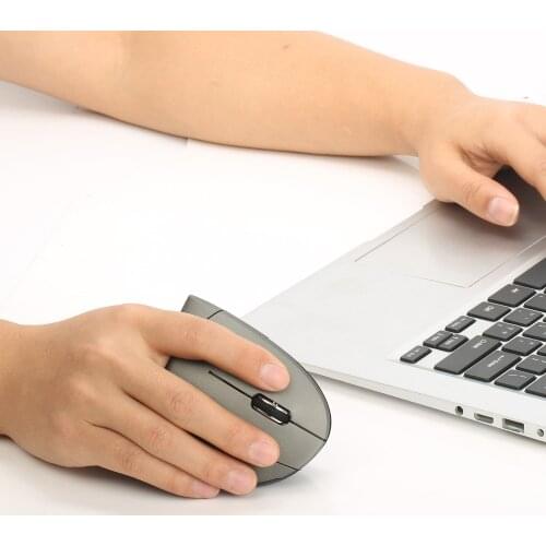 2.4G Rechargeable Wireless Gaming Vertical Mouse Ergonomic LED Computer Silent Optical Mouse Gamer With Backlight For PC Laptop