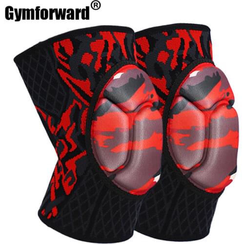 2pc Knee Pads Volleyball Sports Kneepad Brace Support Elastic Bandage Knee Sleeve Basketball Crossfit Safety Knee Protection