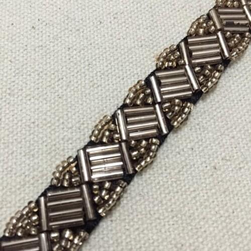 3 Yards Gold Ribbon Beaded Lace Trim for Collar Trim, Diy Clothing, Wedding Decoration, Costume, Bridal Gown