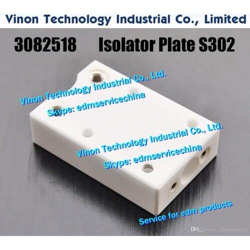 3082518 edm Isolator Plate S302 77x50x20mm Upper for Sodic A530D,A350,500W AWT 90-1/87 type edm Guide Block Ceramic for Compact