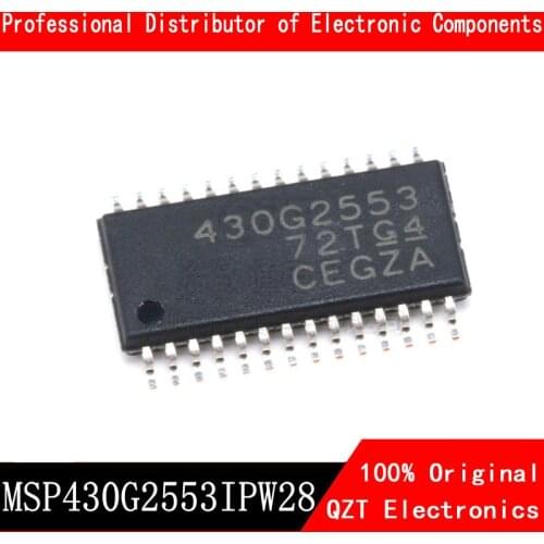 5pcs/lot new original MSP430G2553IPW28 MSP430G2553 TSSOP-28 In Stock