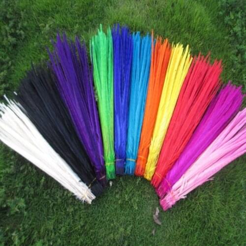 Wholesale 50 / lot of beautiful pheasant feathers 50-55 cm various colors optional dance celebration DIY decoration