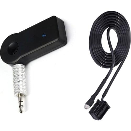 Biurlink 6000CD 2020 Car Wireless Bluetooth Receiver USB AUX Audio Cable Adapter for FORD FOCUS FIESTA 6000CD