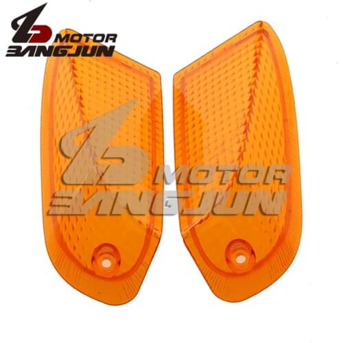 For Kawasaki ZZR250 Front Rear Turn Signal Lights Direction Lamp Shell Indicator Steering Lamp cover 1 PAIR