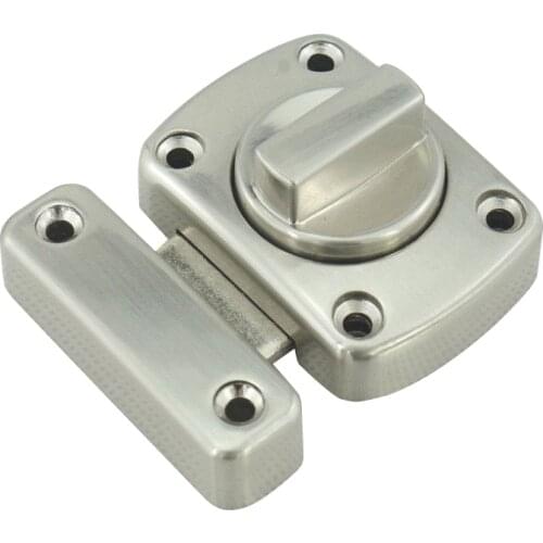 Stainless Steel Door Security Chain Guard Fastener Door Latch Locks for Home Safety WC Bathroom Door Lock W/Screw