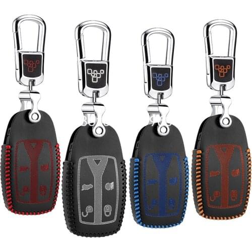 Leather key case for land rover freelander 2 2009 2010 2011 2012 key case