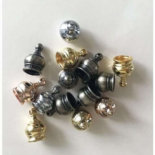 M10 Internal Thread Top Finial Decoration Nut Fastener For Lighting Fixtures Chrome Gold Antique-bronze Rose-Gold Metal Fitting