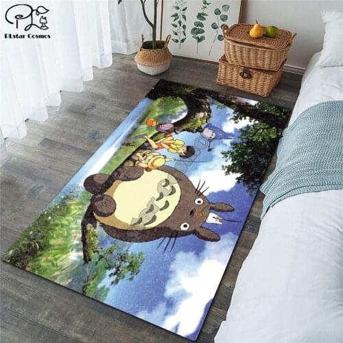 Totoro Kawaii carpet kids room soccer rug field parlor bedroom living room floor mats children large rugs home mat 01