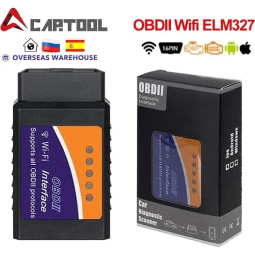 Mini Elm327 wifi/Bluetooth OBD2 V1.5/2.1 Elm327 V1.5 OBD 2 Car Diagnostic-Tool Scanner Elm327 OBDII Adapter Auto Diagnostic Tool