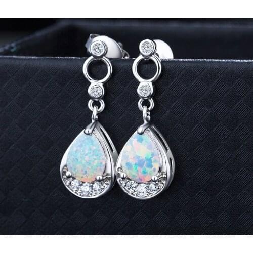 Fashion Luxury Drop-shaped Earrings classic Women Glamour Wedding Party Stud Earrings For Girls best gift