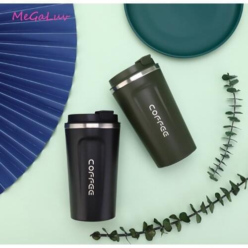 Portable Portable Cup 510ML/380ML Insulation and Cold Coffee Cup 304 Stainless Steel Leisure Office Car Water Cup