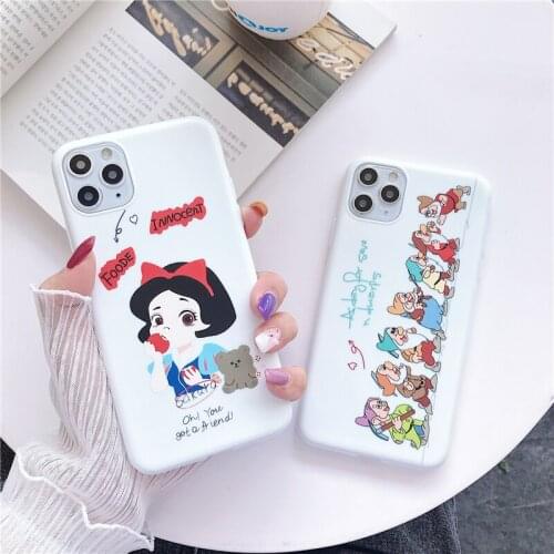 LS 2020 Simple Matte Bumper Phone Case For iPhone 11 Pro Max XR XS Max 6S 8 7 Plus SE Shockproof Soft TPU Silicone Cartoon Cover