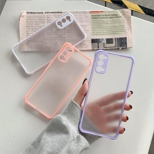 Translucent Matte Shockproof Phone Case For VIVO X60 X50 X30 V20 Pro Y20 Y20i Y20S Y12S Y31 Y73S Y30 Y30i S9 SE S7 Simple Cover